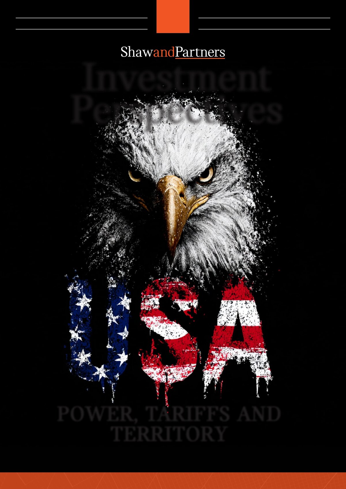 Shaw and Partners Investment Perspectives, March 2026 cover: USA — Power, Tariffs and Territory