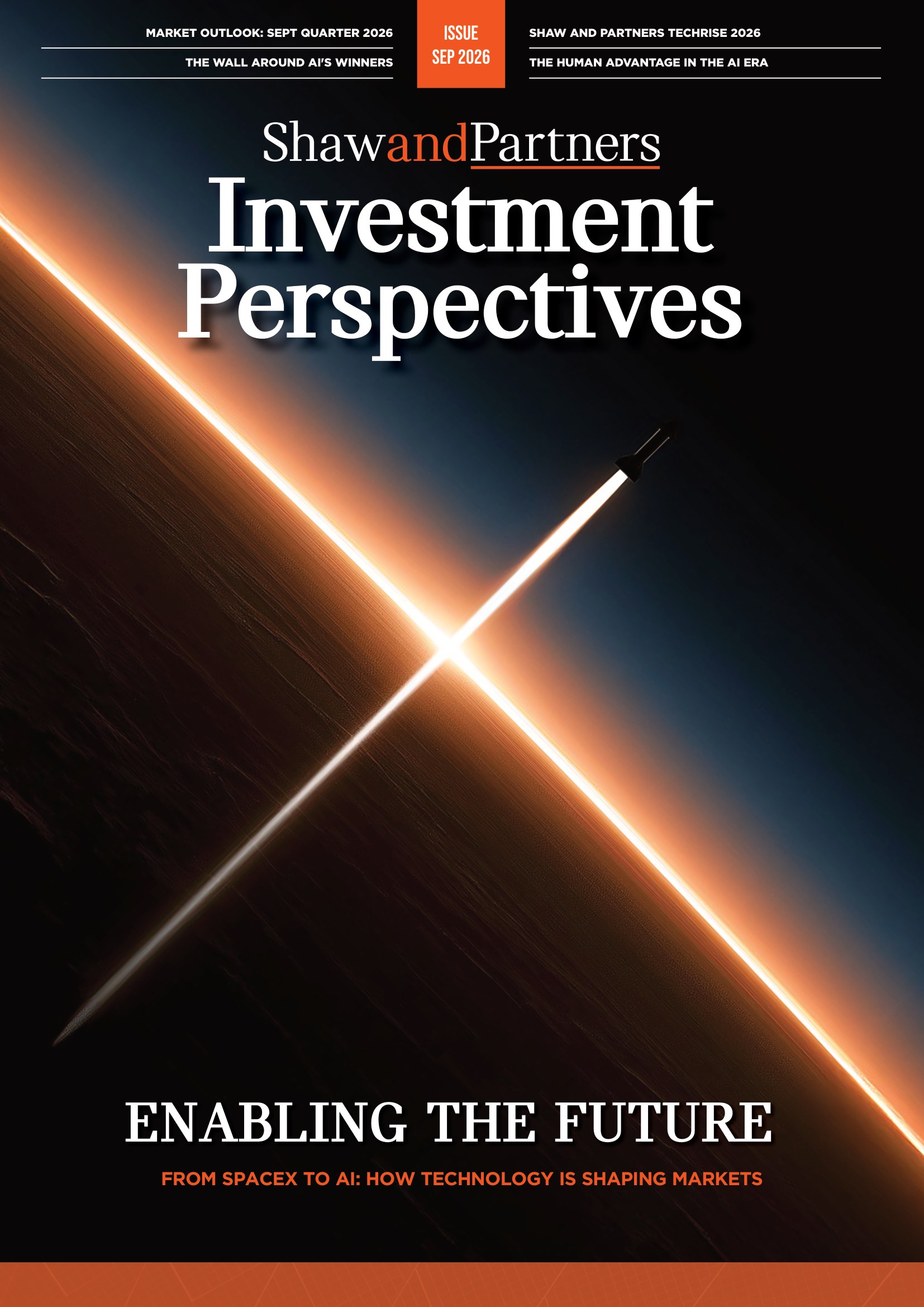 Shaw and Partners Investment Perspectives, September 2026 cover: Enabling the Future
